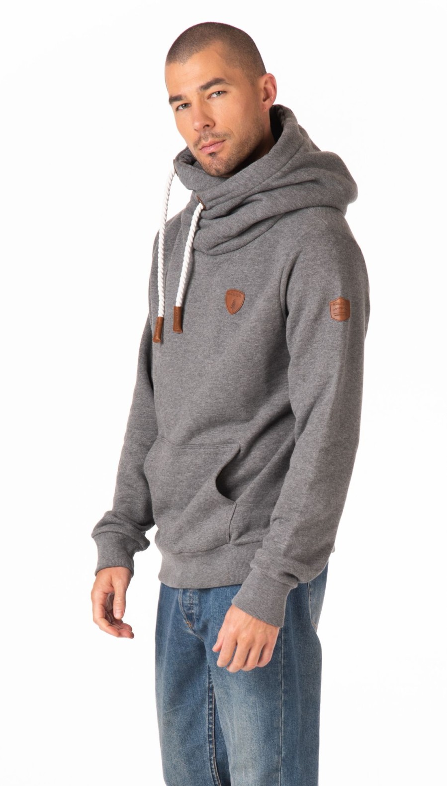 Men Wanakome Hoodies | Olympus Dark Heather Hoodie Grey