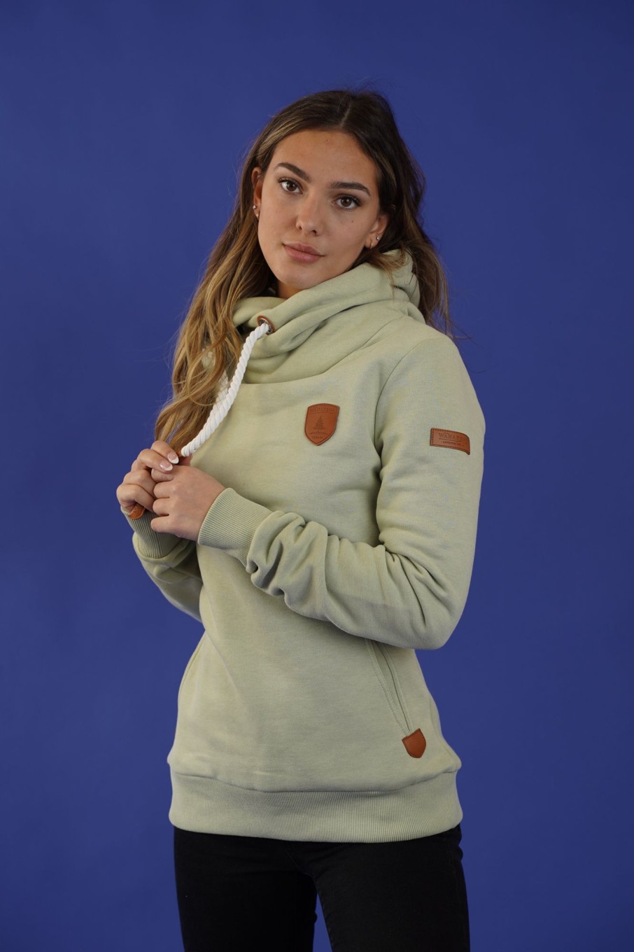 Women Wanakome Hoodies | Artemis Aloe Hoodie Green