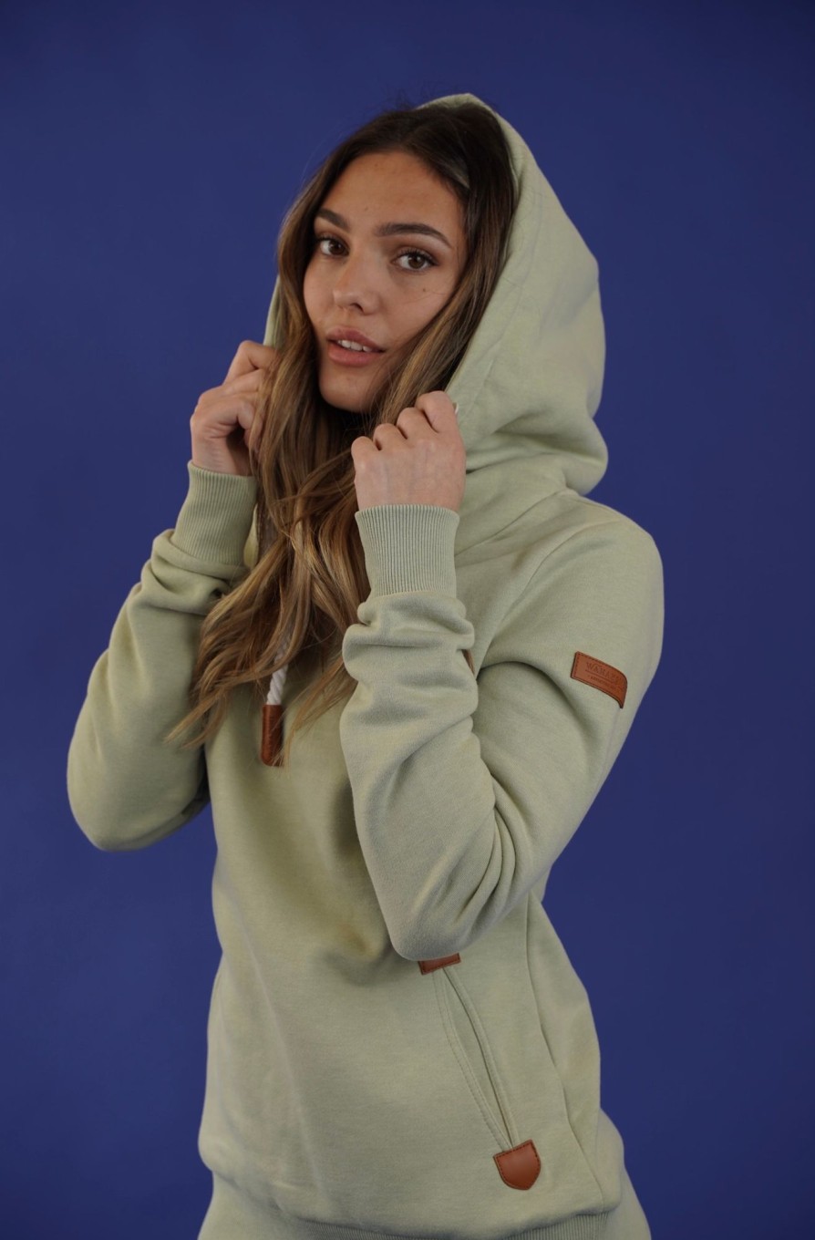 Women Wanakome Hoodies | Artemis Aloe Hoodie Green