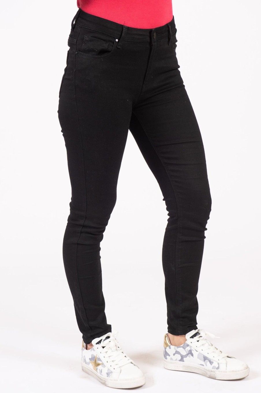 Women Wanakome Bottoms | Helda Jet Denim Black