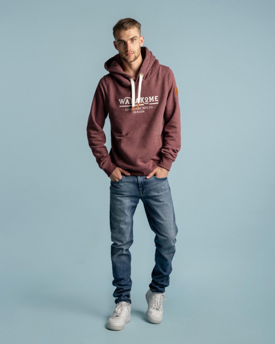 Men Wanakome Hoodies | Melville Hoodie Mulberry