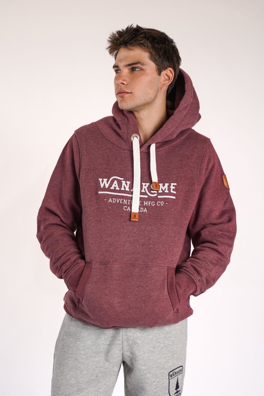 Men Wanakome Hoodies | Melville Hoodie Mulberry