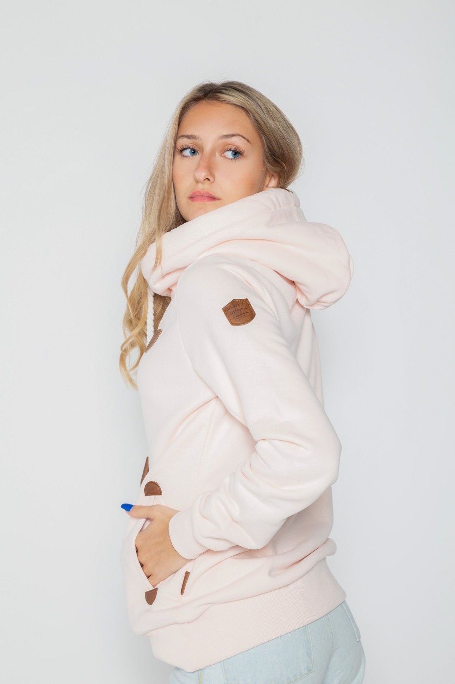 Women Wanakome Hoodies | Artemis Petal Hoodie Pink