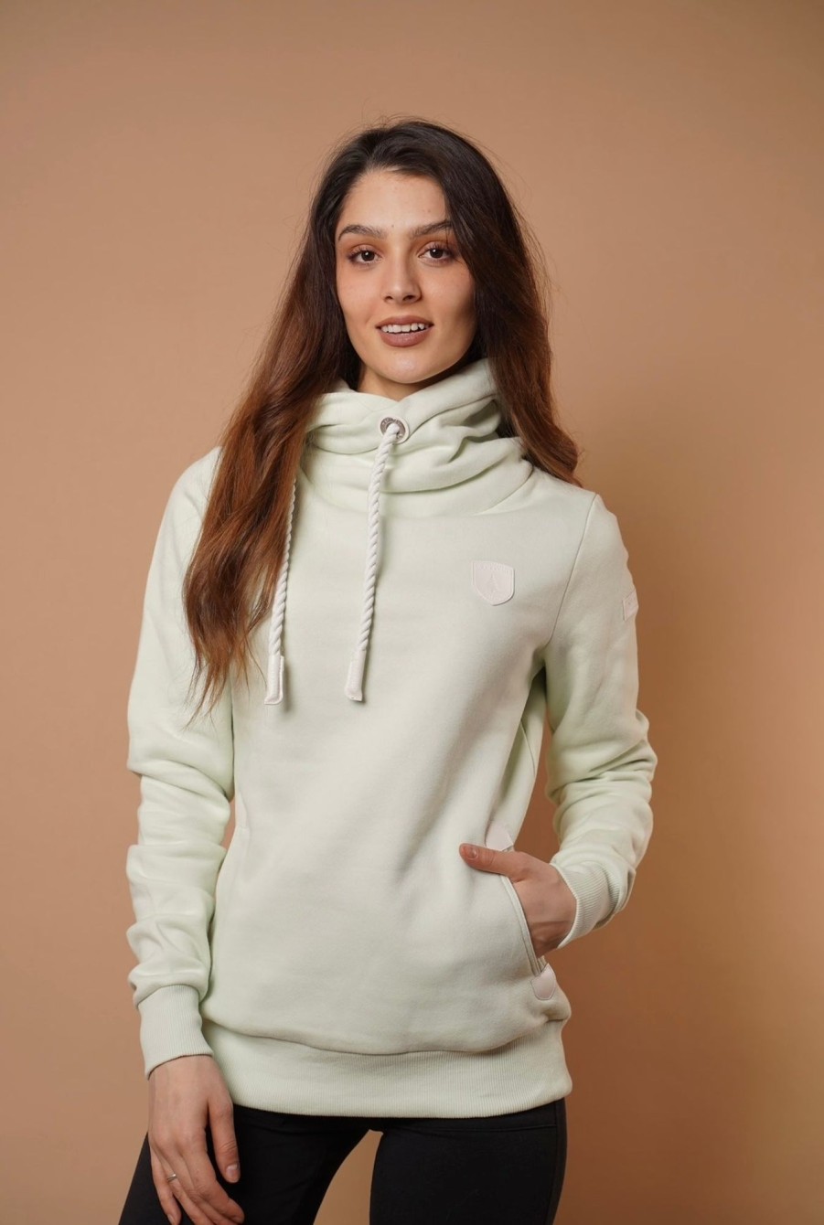 Women Wanakome Hoodies | Artemis White Apple Hoodie Green