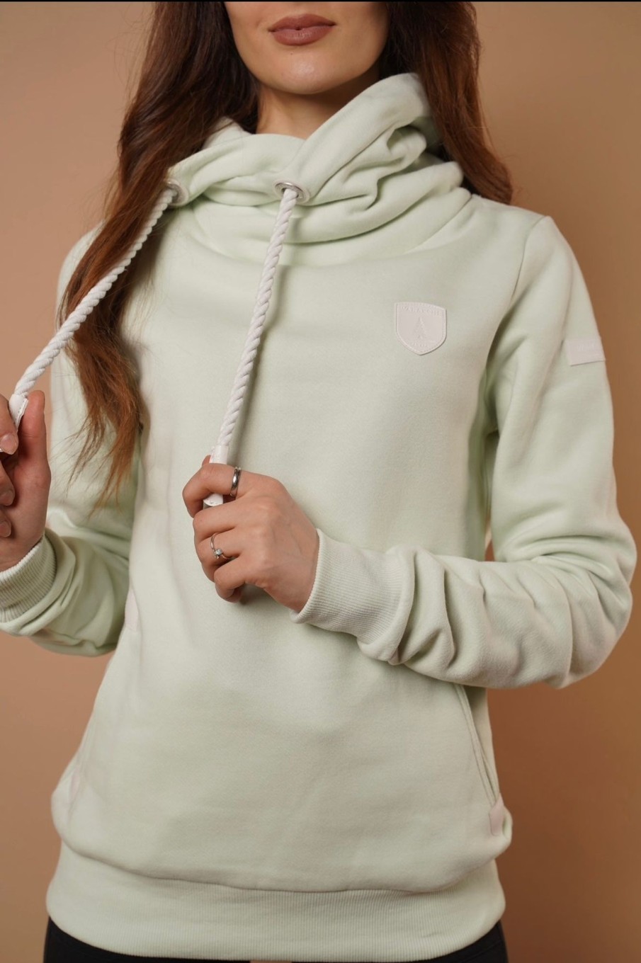 Women Wanakome Hoodies | Artemis White Apple Hoodie Green