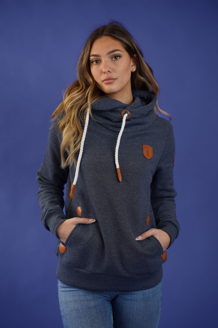 Women Wanakome Hoodies | Artemis Hoodie Navy