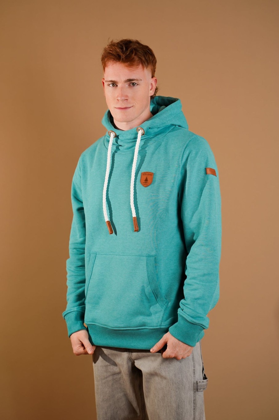 Men Wanakome Hoodies | Cascade Lake Hoodie Green