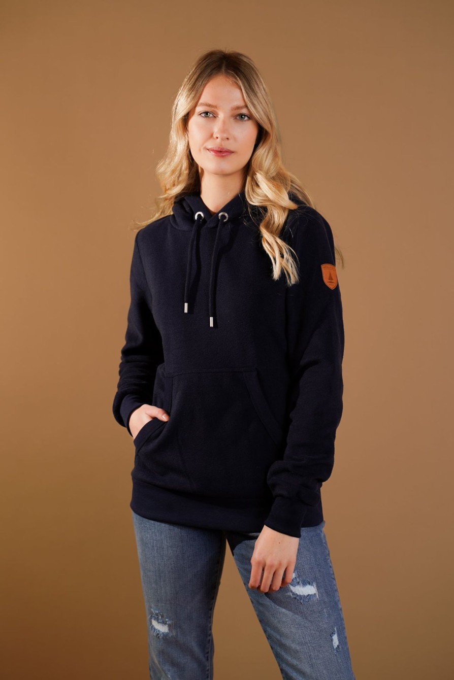 Women Wanakome Hoodies | Gabriel Polar In Navy