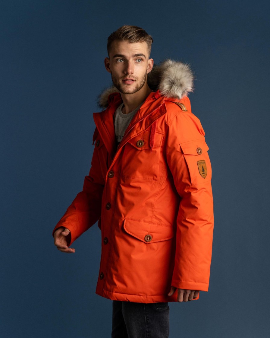 Men Wanakome Outerwear | Icarus Parka Orange