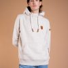 Men Wanakome Hoodies | Cascade Heather Oatmeal Hoodie White