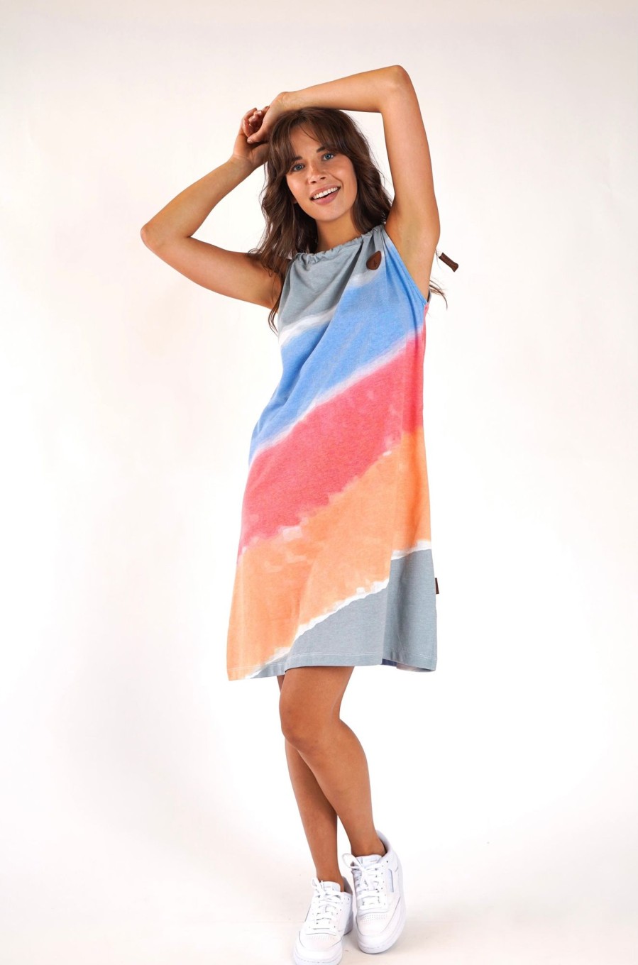 Women Wanakome Dress | Jenna Green Bay Mix Tie-Dye Dress