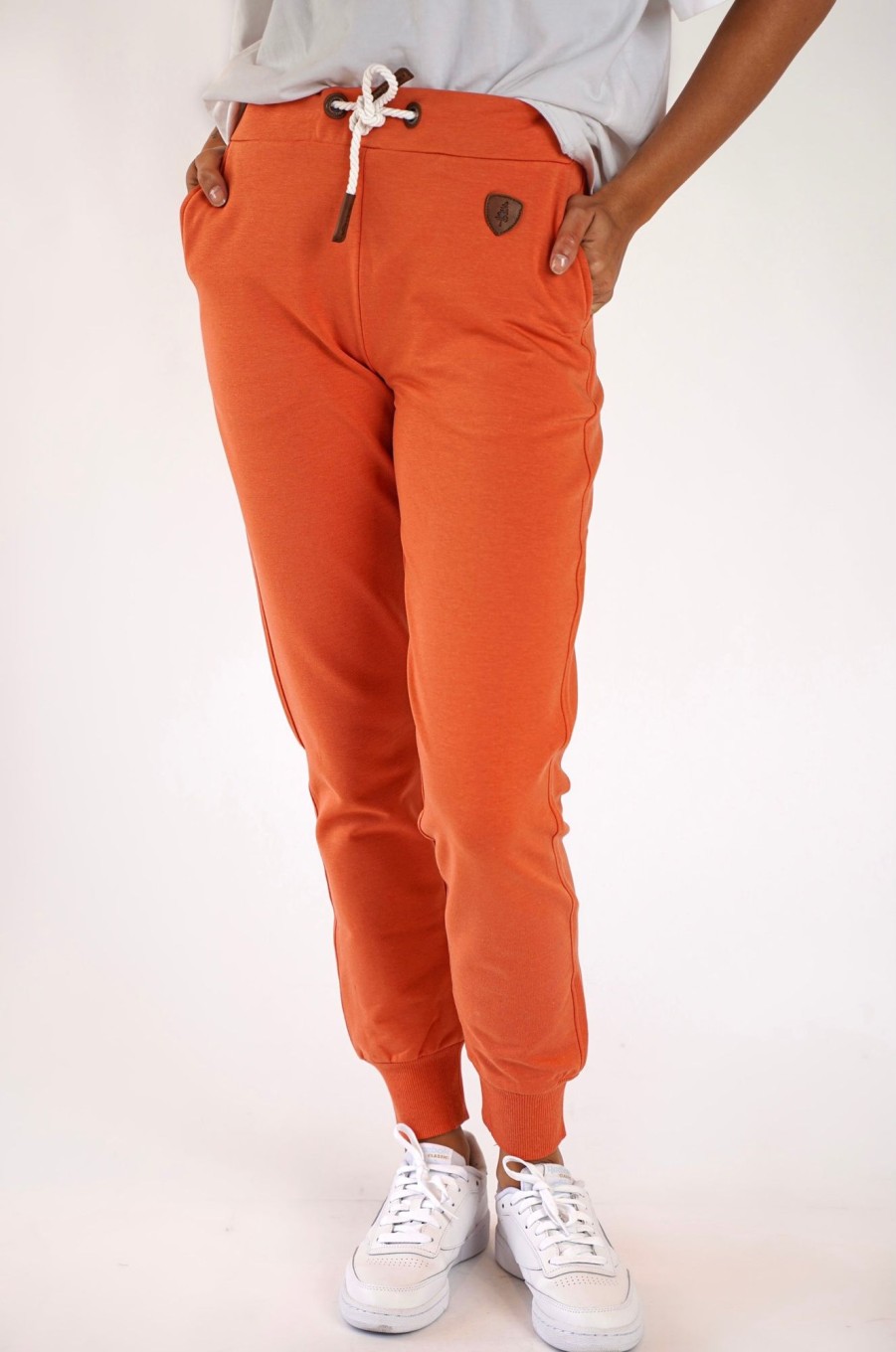 Women Wanakome Bottoms | Ida Lux Dusted Clay Jogger Orange