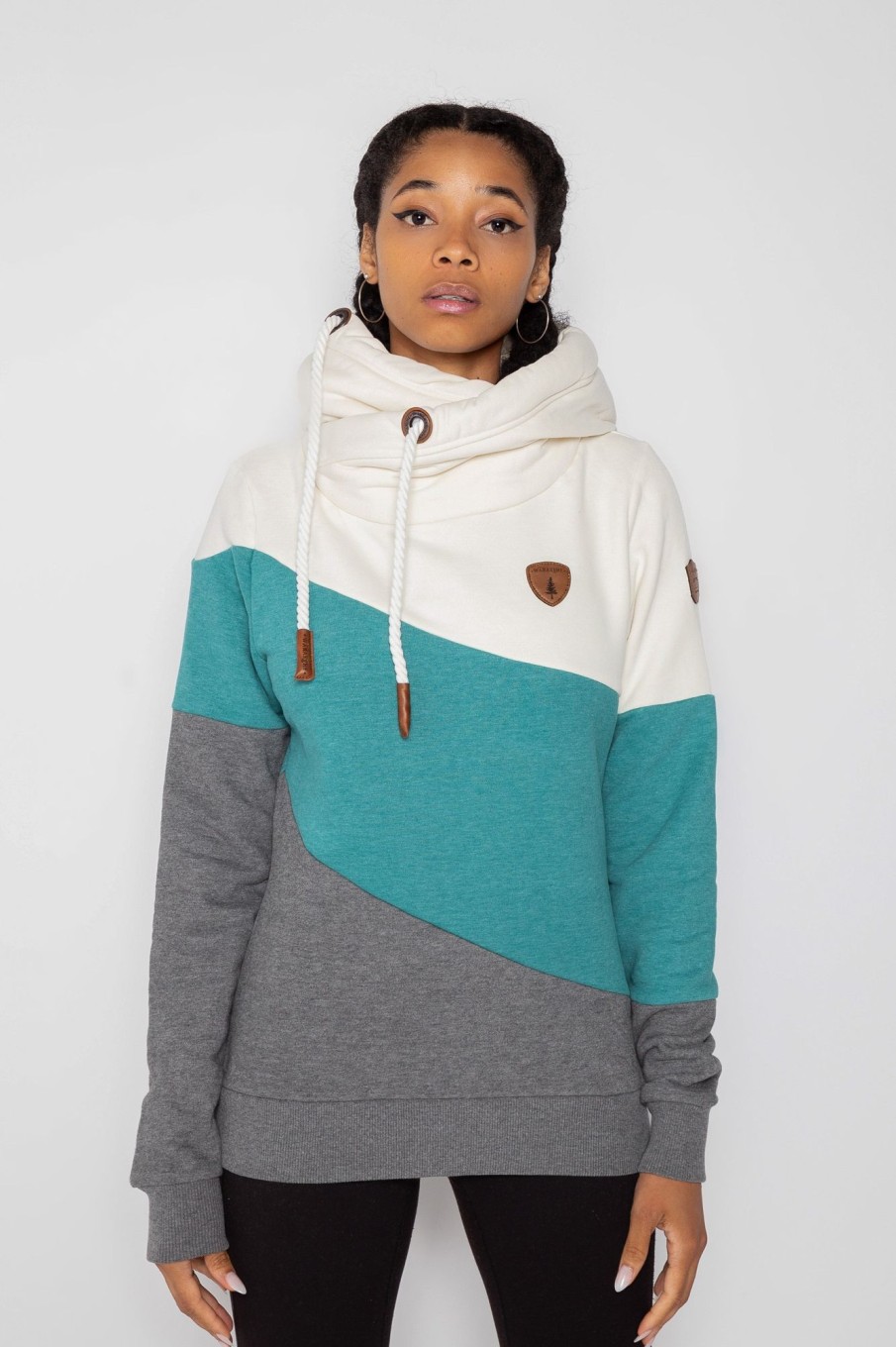 Women Wanakome Hoodies | Selene Peacock Mix Hoodie