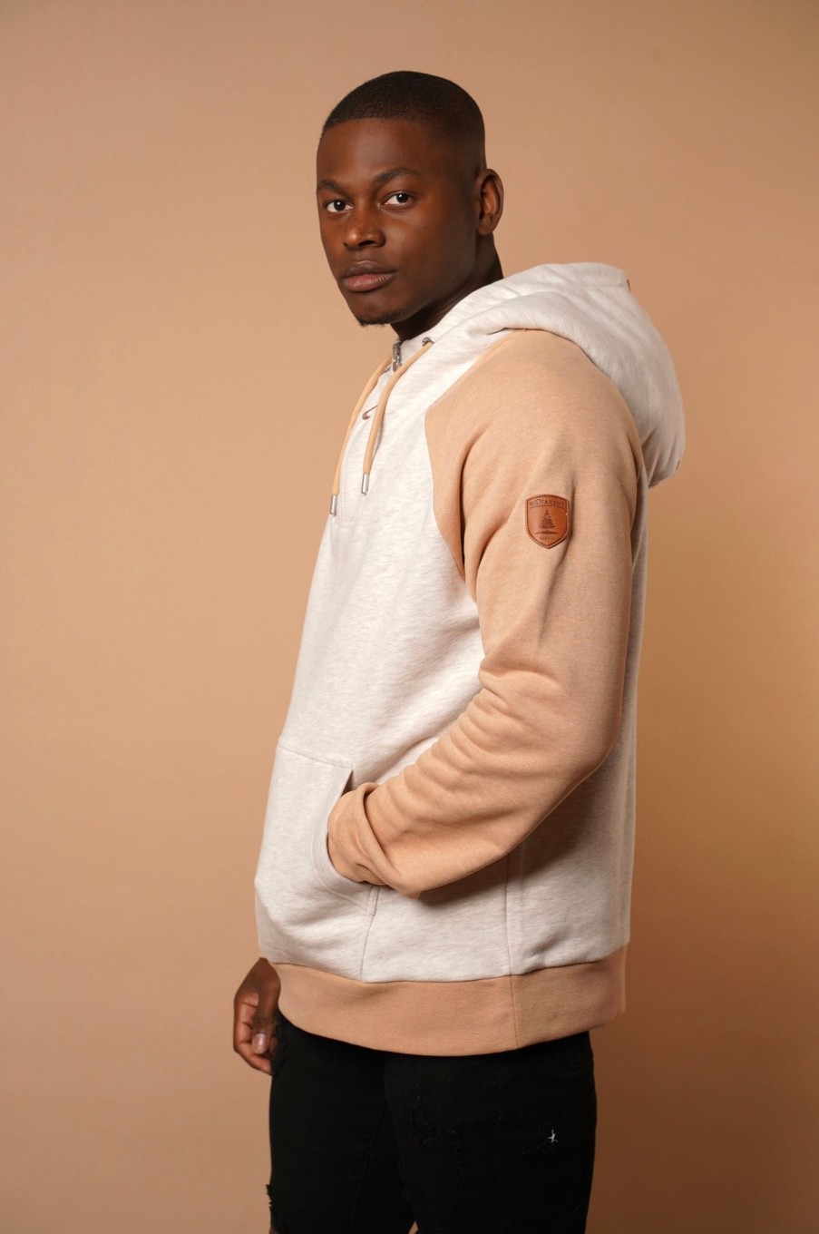 Men Wanakome Hoodies | Alani Oatmeal Cookie Hoodie Brown