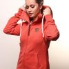 Women Wanakome Hoodies | Hera Aurora Zip Hoodie Red