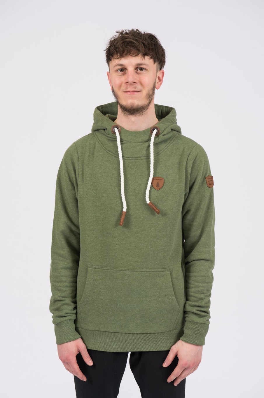 Men Wanakome Hoodies | Cascade Chive Hoodie