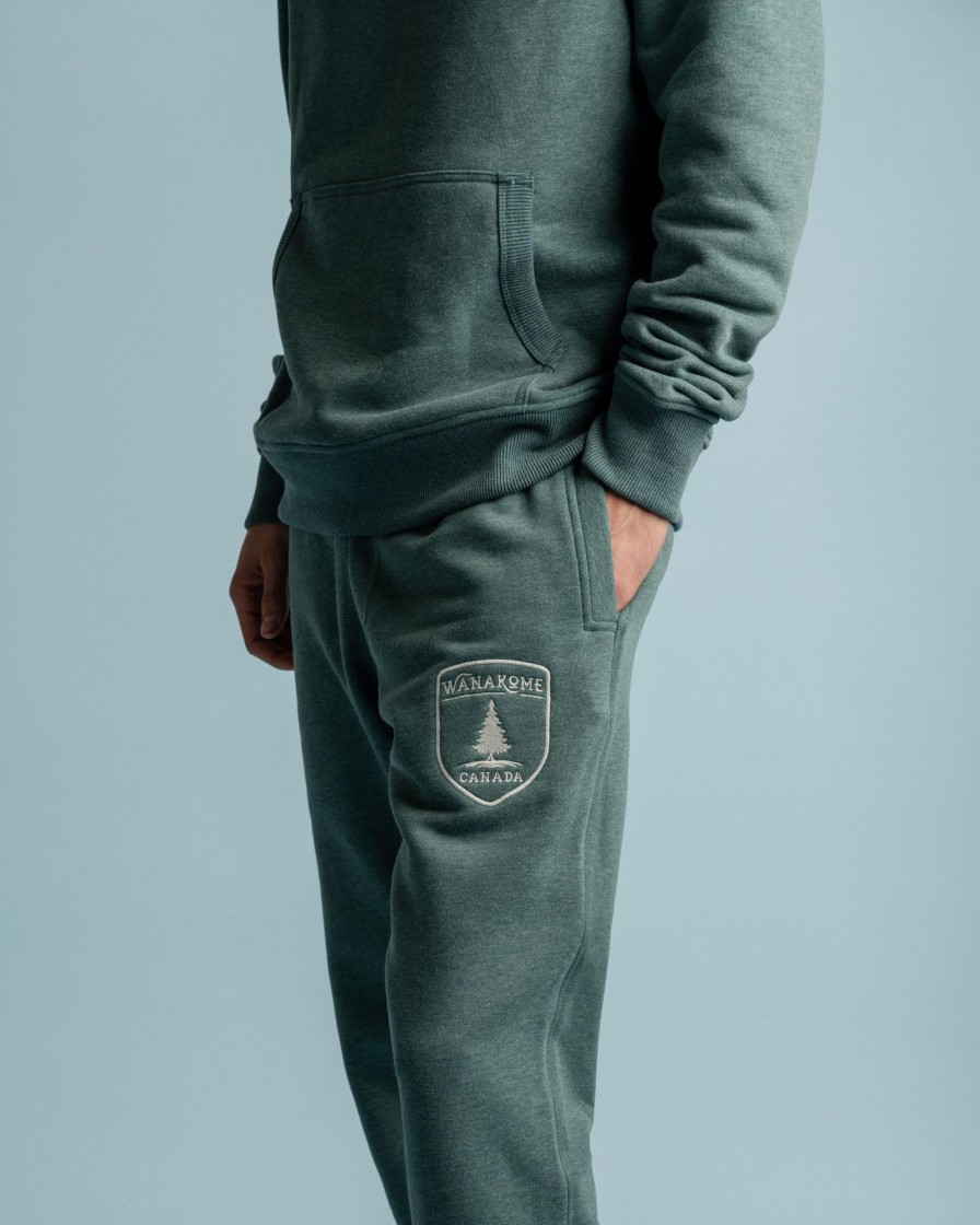 Men Wanakome Pants | Stepford Forest Jogger Green