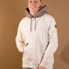 Men Wanakome Hoodies | Jaxon Heather Oatmeal Hoodie White