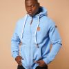 Men Wanakome Hoodies | Zeus Regatta Zip Hoodie Blue