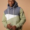 Men Wanakome Hoodies | Caswell Surplus Mix Hoodie Green