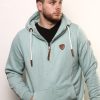 Men Wanakome Hoodies | Zeus Green Bay Zip Hoodie