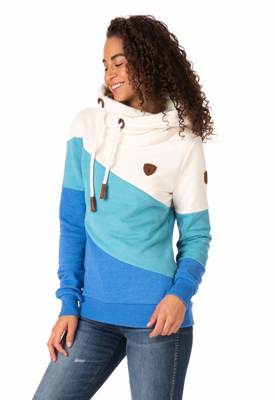 Women Wanakome Hoodies | Selene Biscay Bay Mix Hoodie