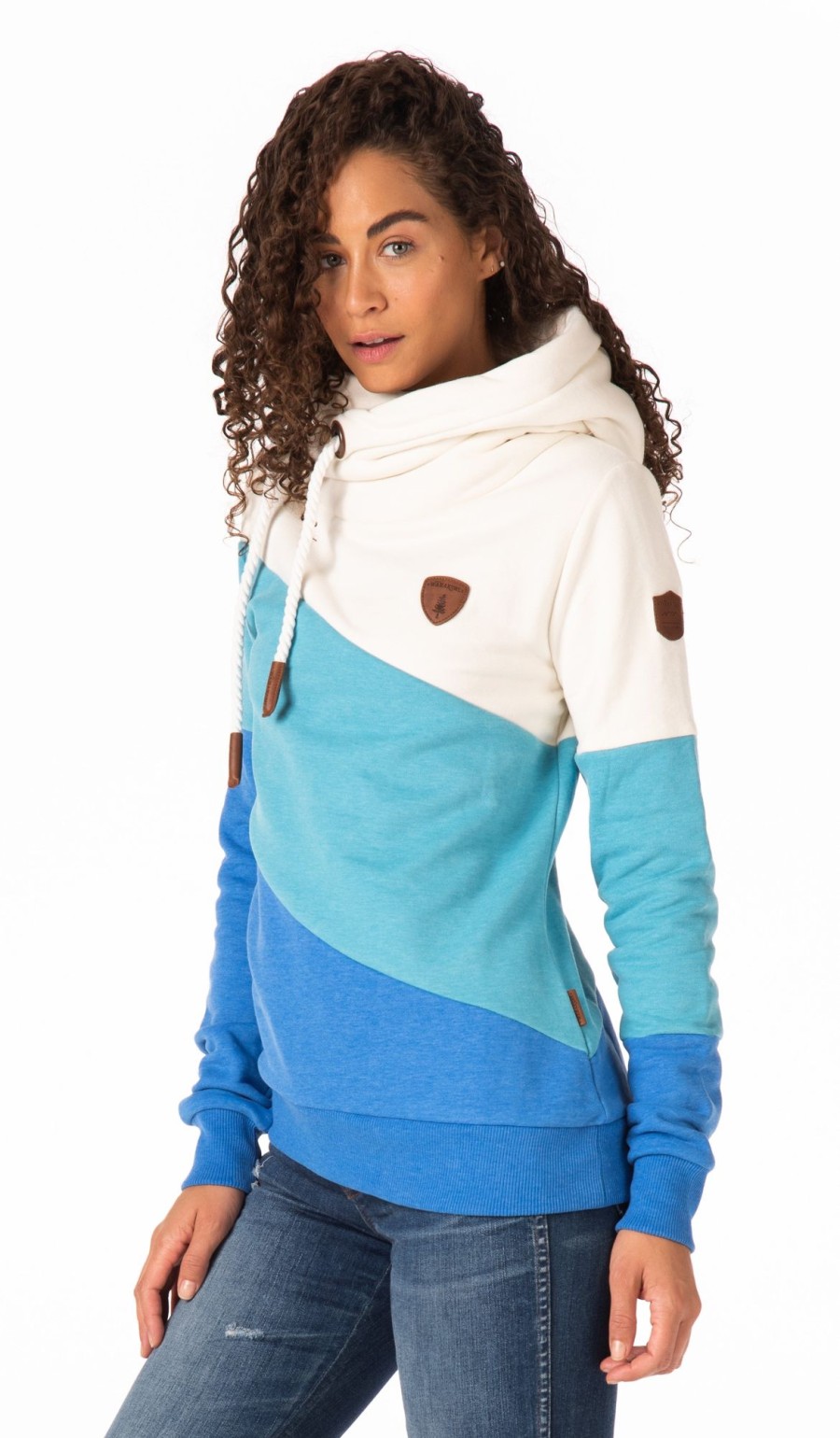 Women Wanakome Hoodies | Selene Biscay Bay Mix Hoodie