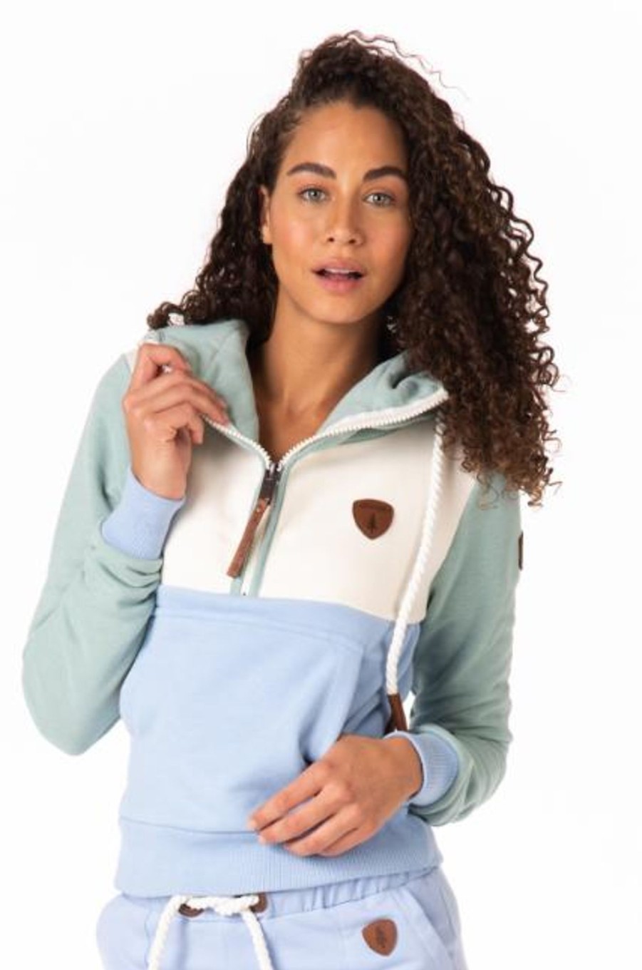 Women Wanakome Hoodies | Prue Green Bay Mix Hoodie