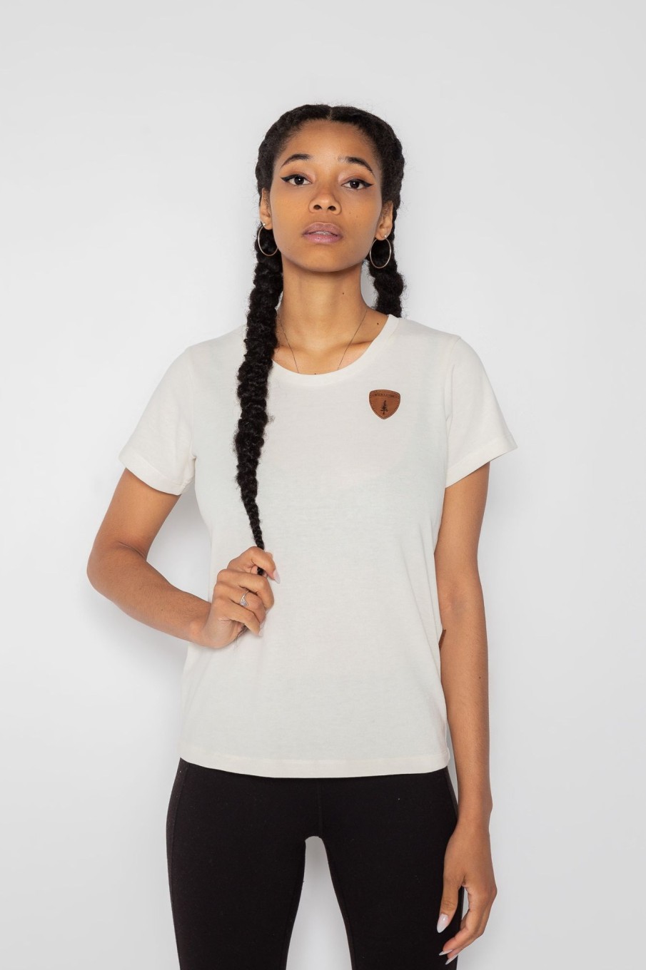 Women Wanakome T-Shirts | Ari Oatmeal Tee White