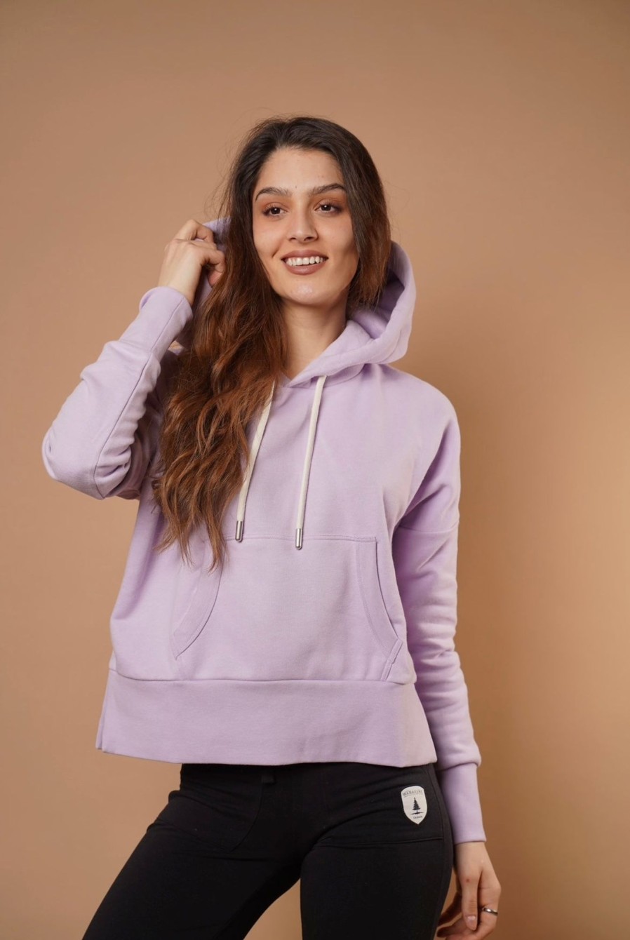 Women Wanakome Hoodies | Hydron Lilac Hoodie Purple