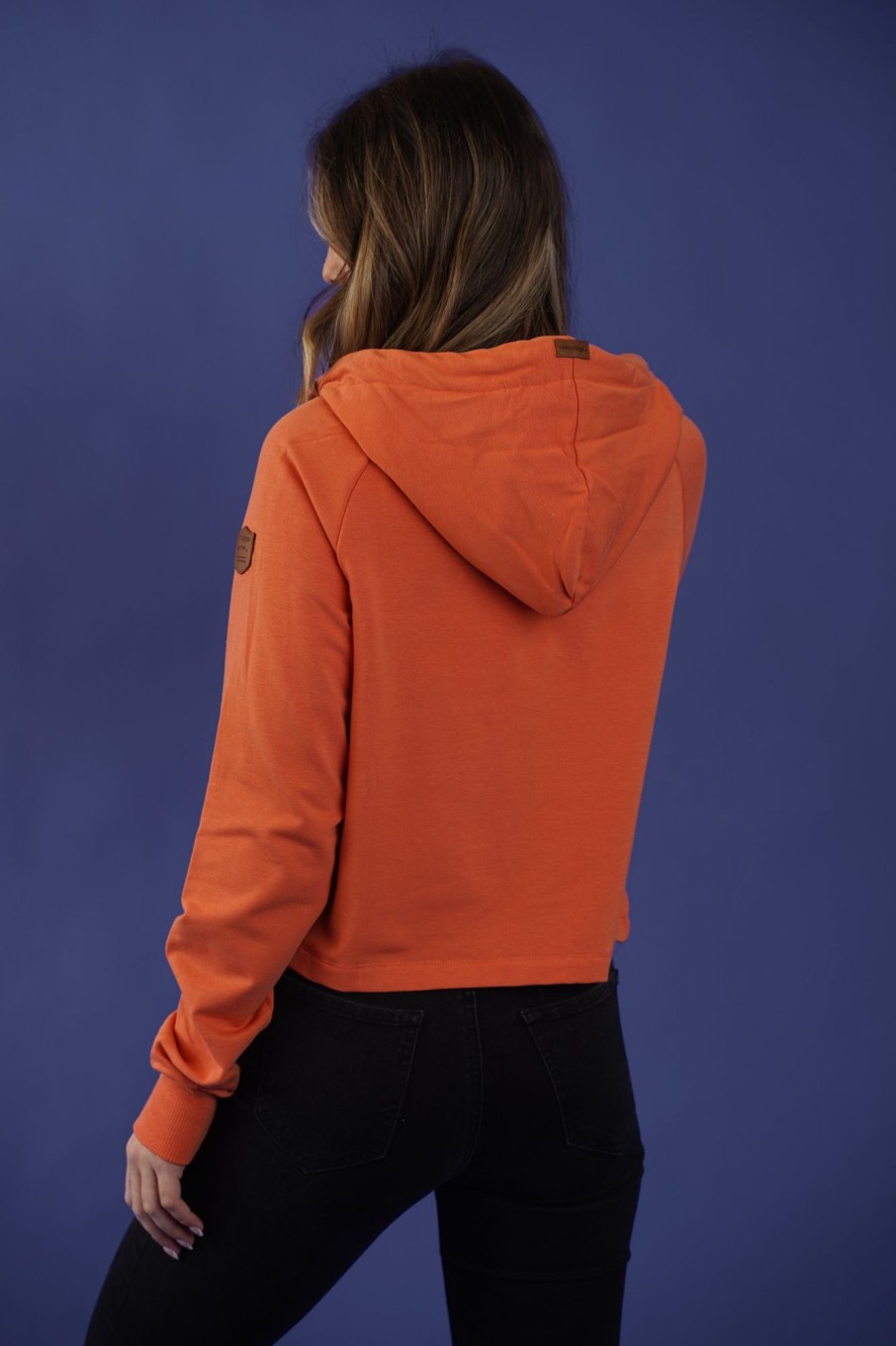 Women Wanakome Hoodies | Leelee Lux Dusted Clay Hoodie Orange