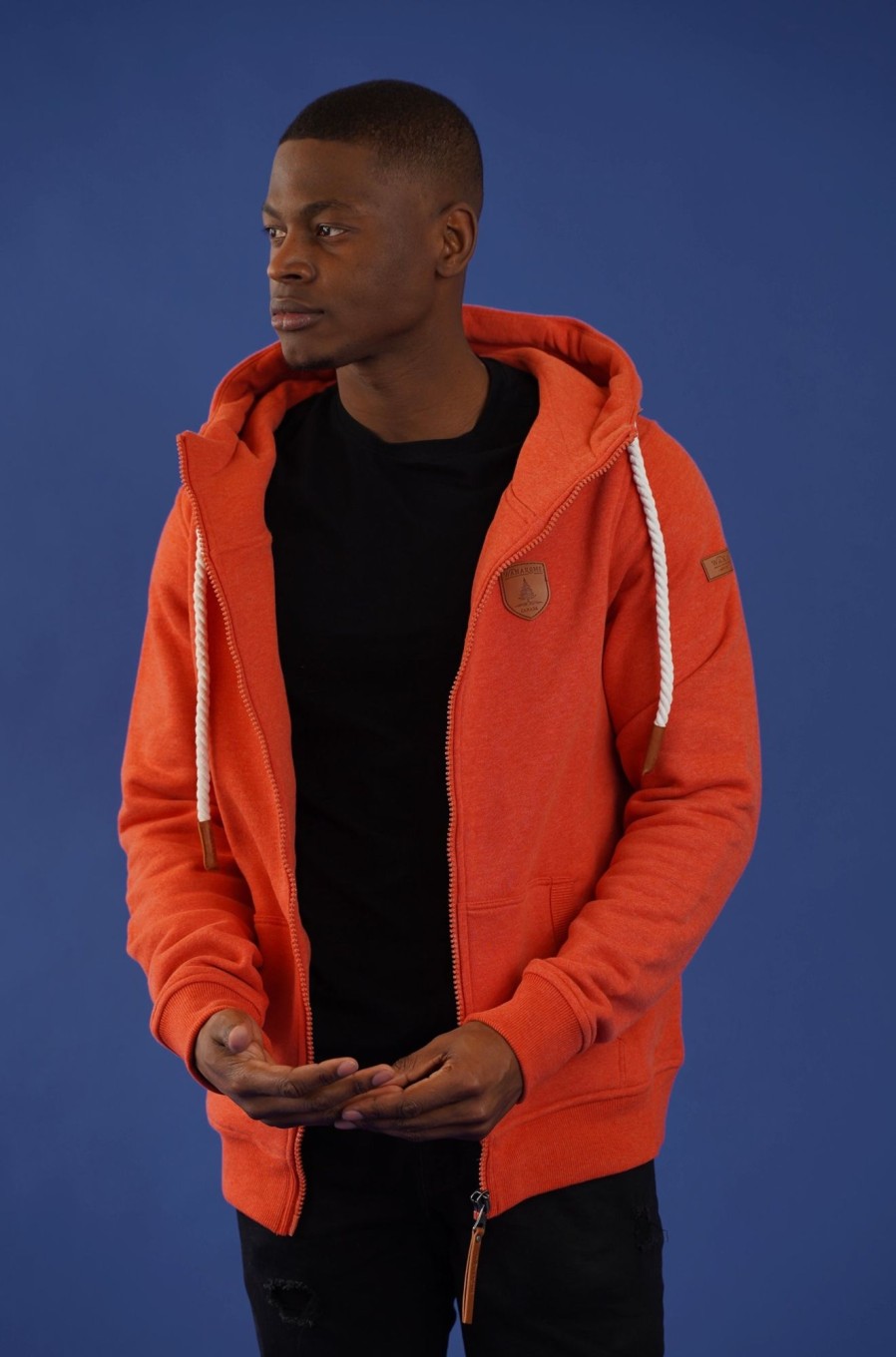 Men Wanakome Hoodies | Zeus Hoodie Orange