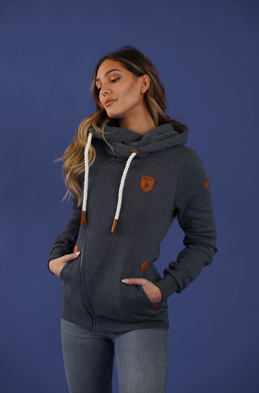 Women Wanakome Hoodies | Athena Hoodie Navy