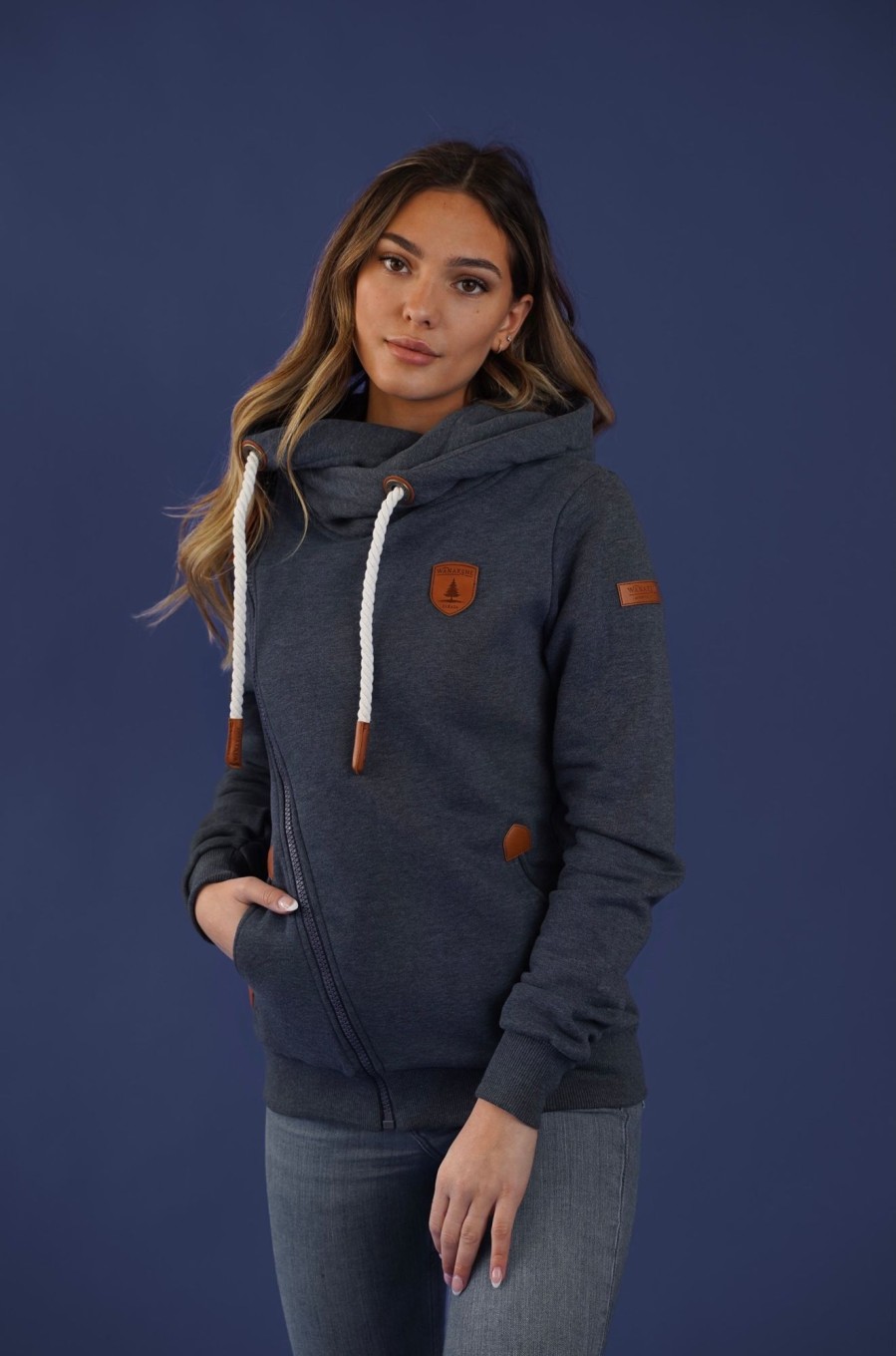 Women Wanakome Hoodies | Athena Hoodie Navy