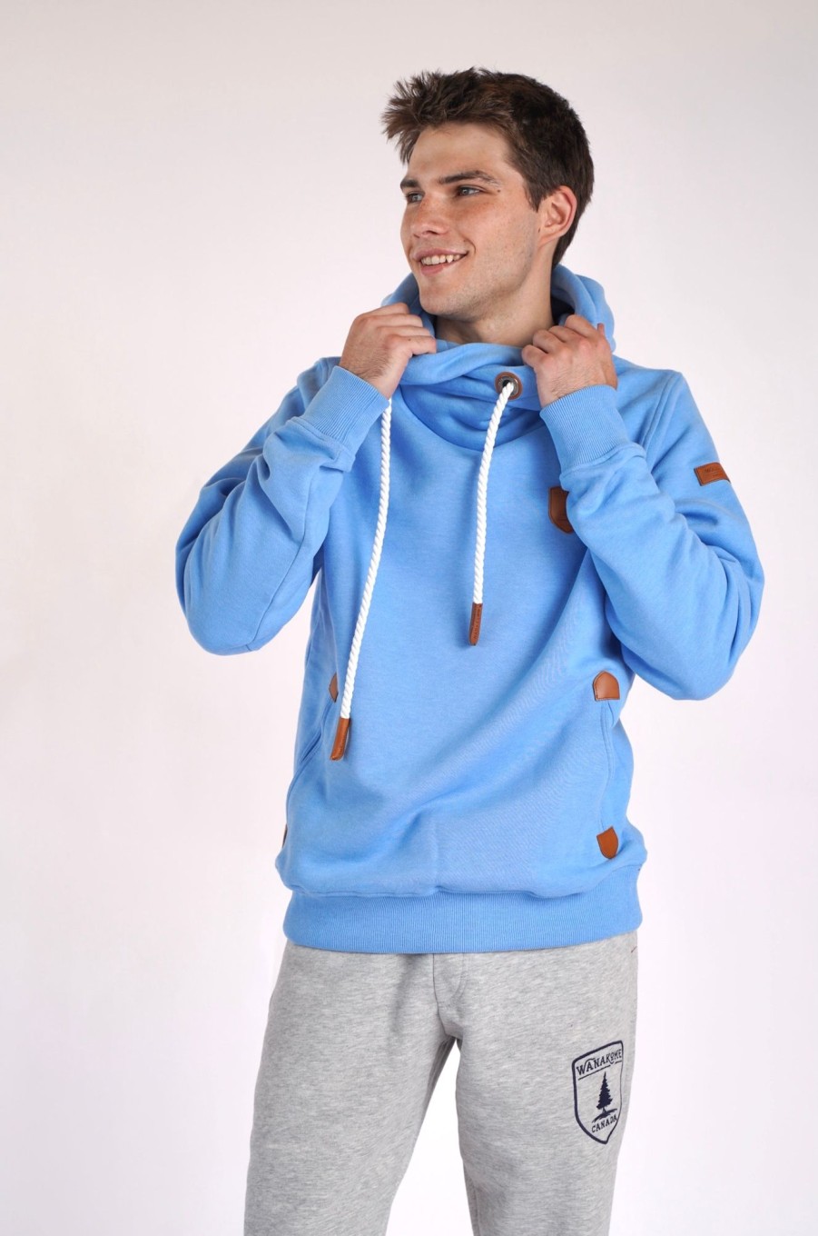 Men Wanakome Hoodies | Olympus Regetta Hoodie Blue