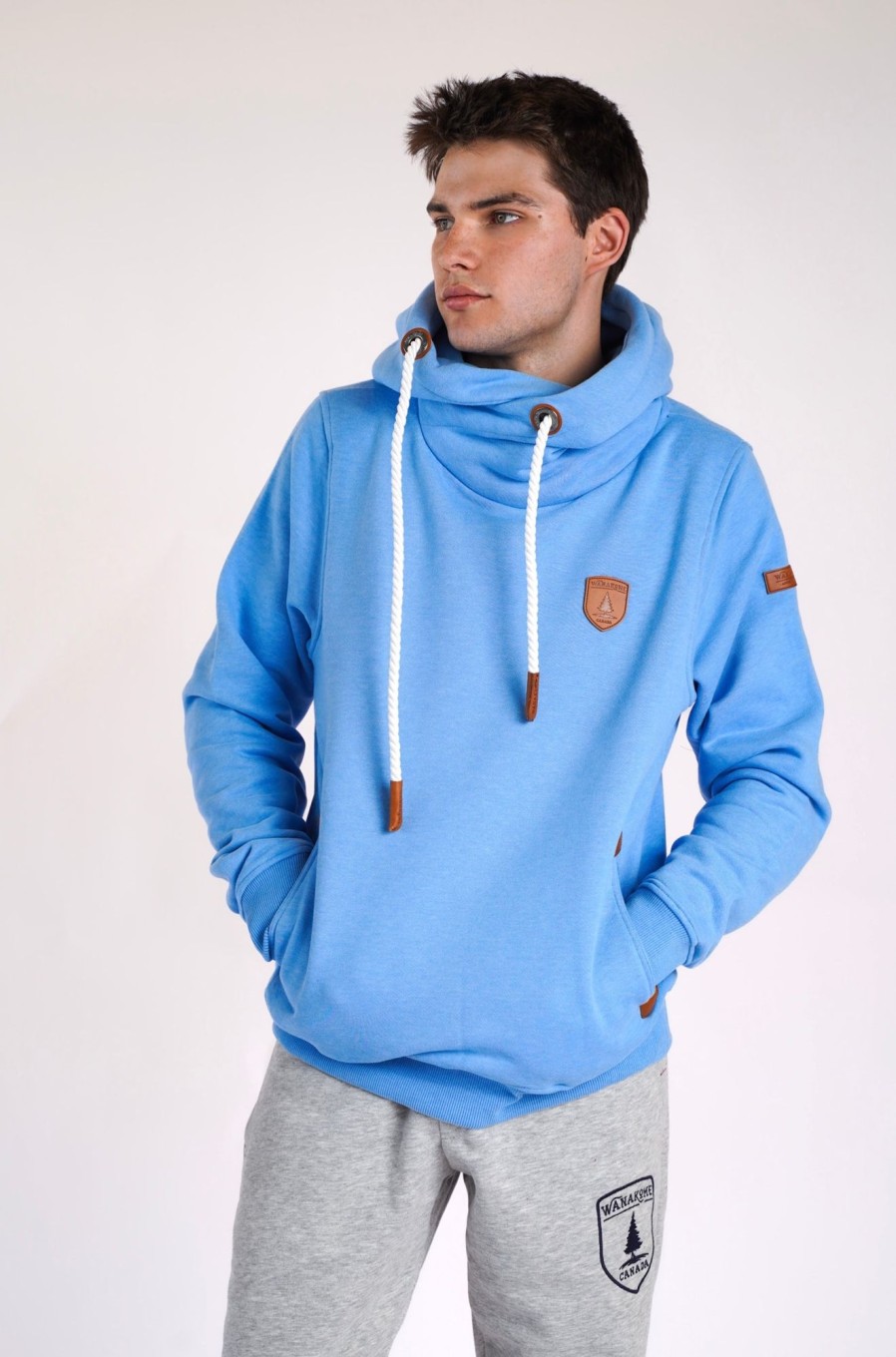 Men Wanakome Hoodies | Olympus Regetta Hoodie Blue