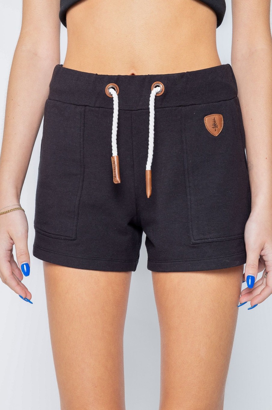 Women Wanakome Bottoms | Juniper Lux Shorts Black